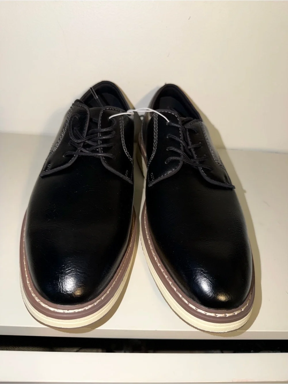 Steve Madden P-Jansen Black Hybrid Oxford Dress Sneakers Mens 10